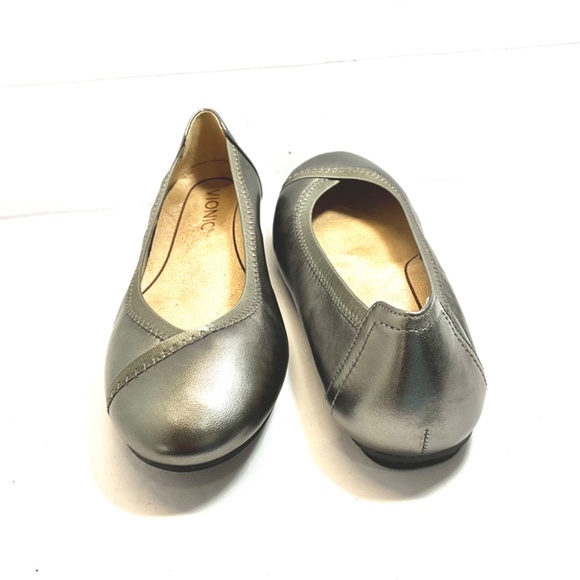 Vionic Spark Caroll Classic Ballet Flat Metallic Women’s Shoes 6M - Picture 9 of 9
